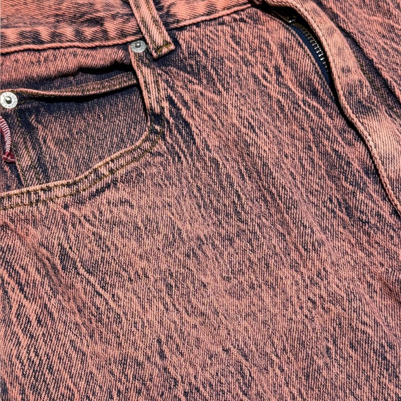 Denim acid washed Pink Skirt - Picture 6 of 8